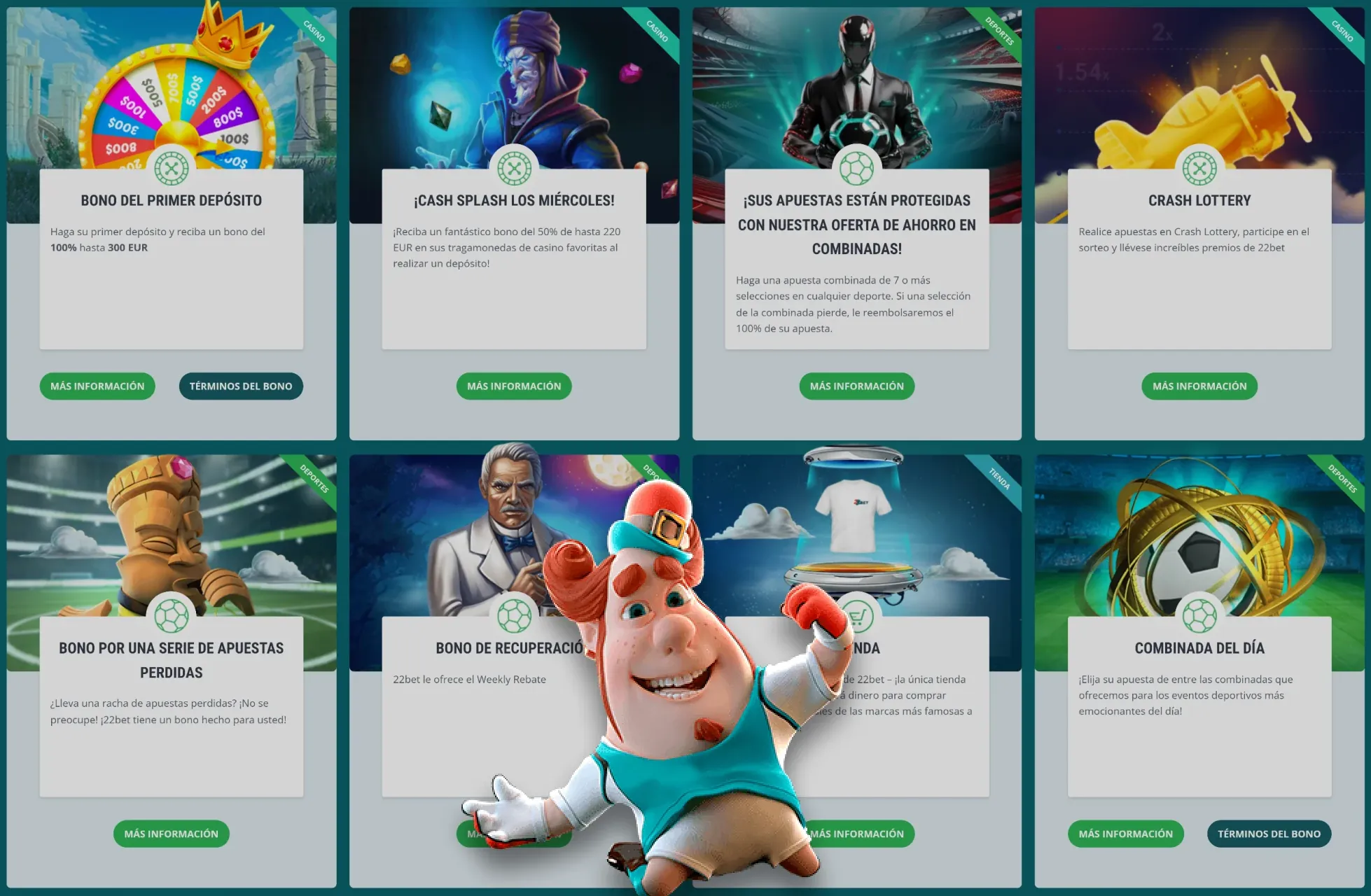 22Bet Bono sin Depósito España